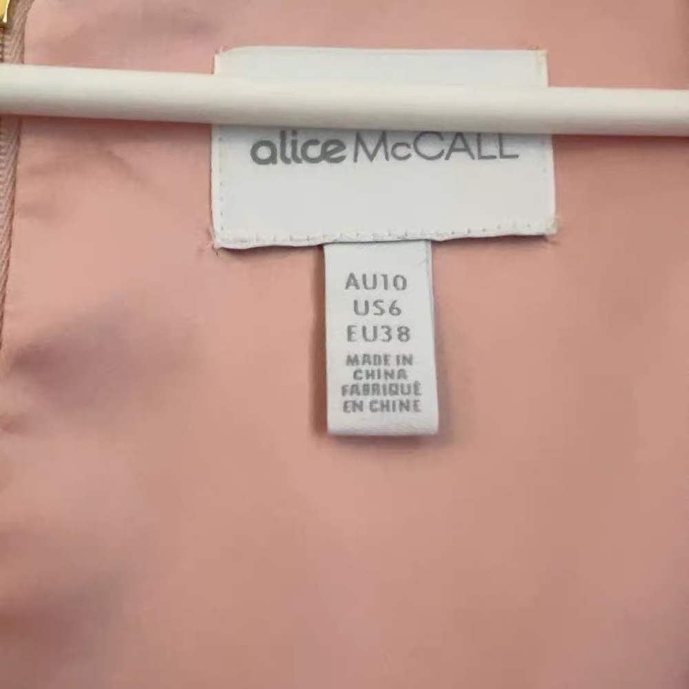 Alice McCall Blush Pink Floral Mini Dress - Picture 3 of 5